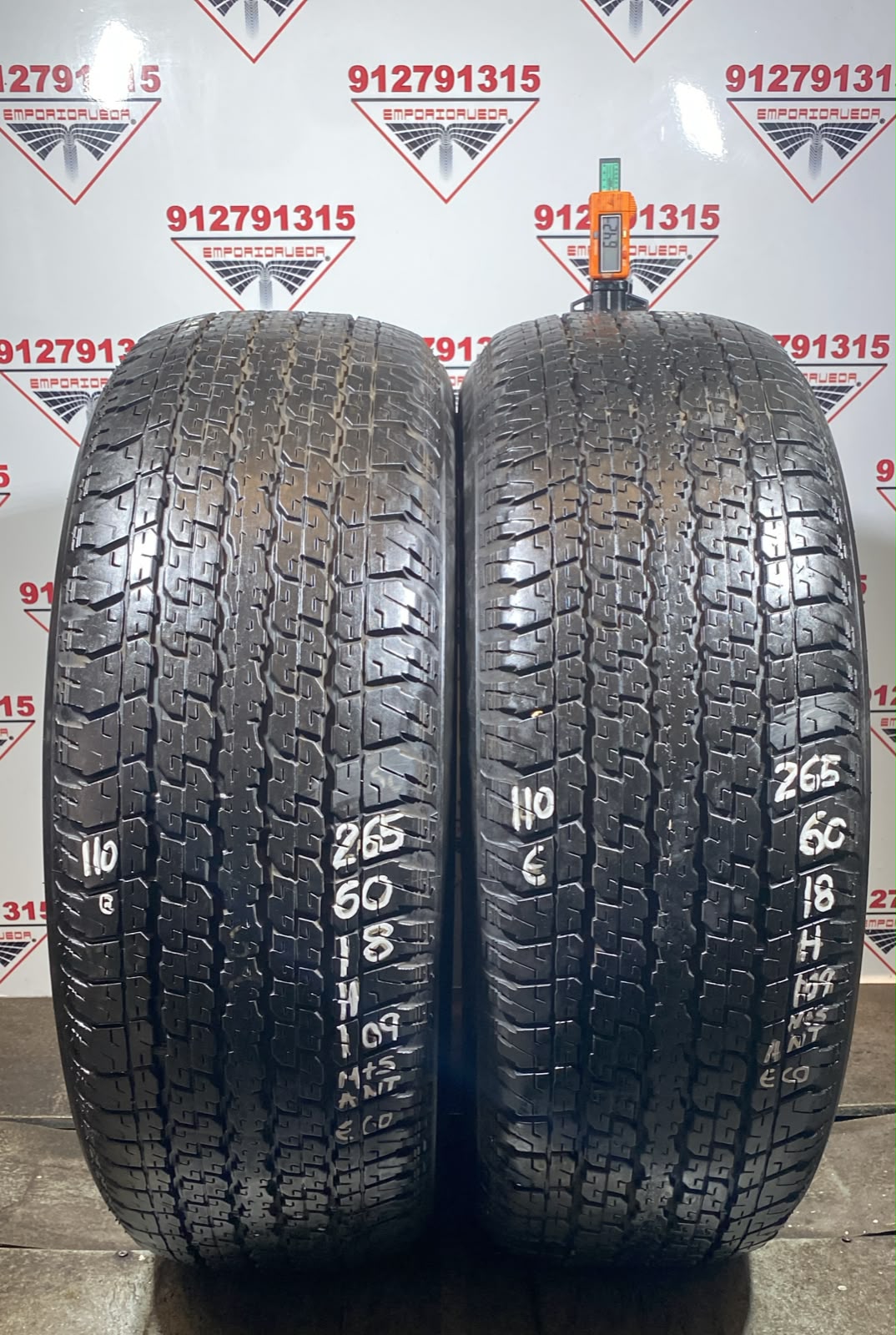 BRIDGESTONE DUELER USADO ECONOMICO M+S 265/60 R18 109 H